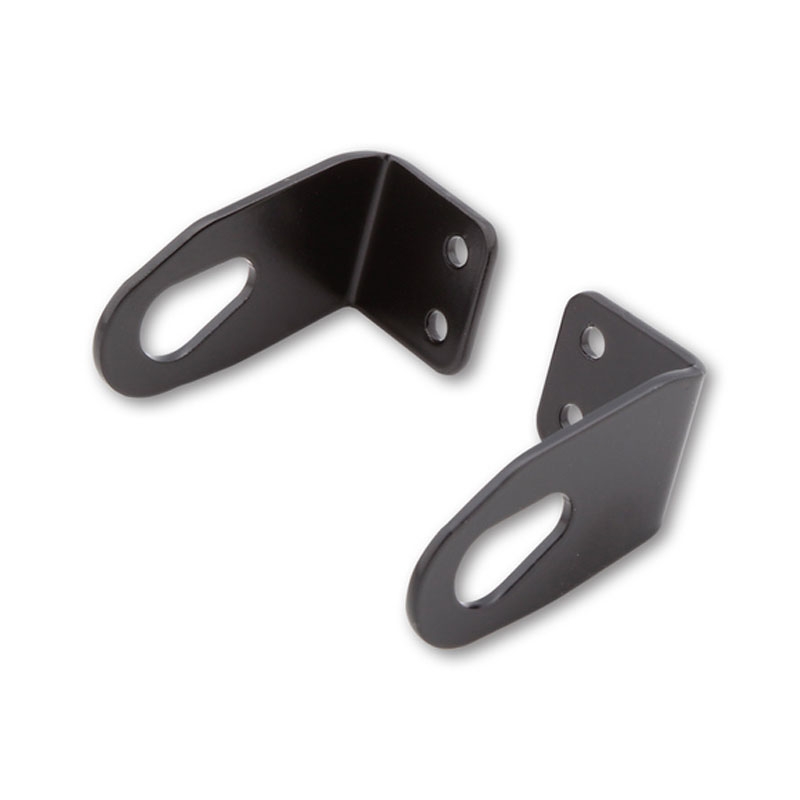 Soporte de intermitentes Highsider Pro original para matrícula de moto Ducati, color negro