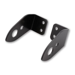 Soporte de intermitentes Highsider Pro original para matrícula de motocicleta Honda, color negro
