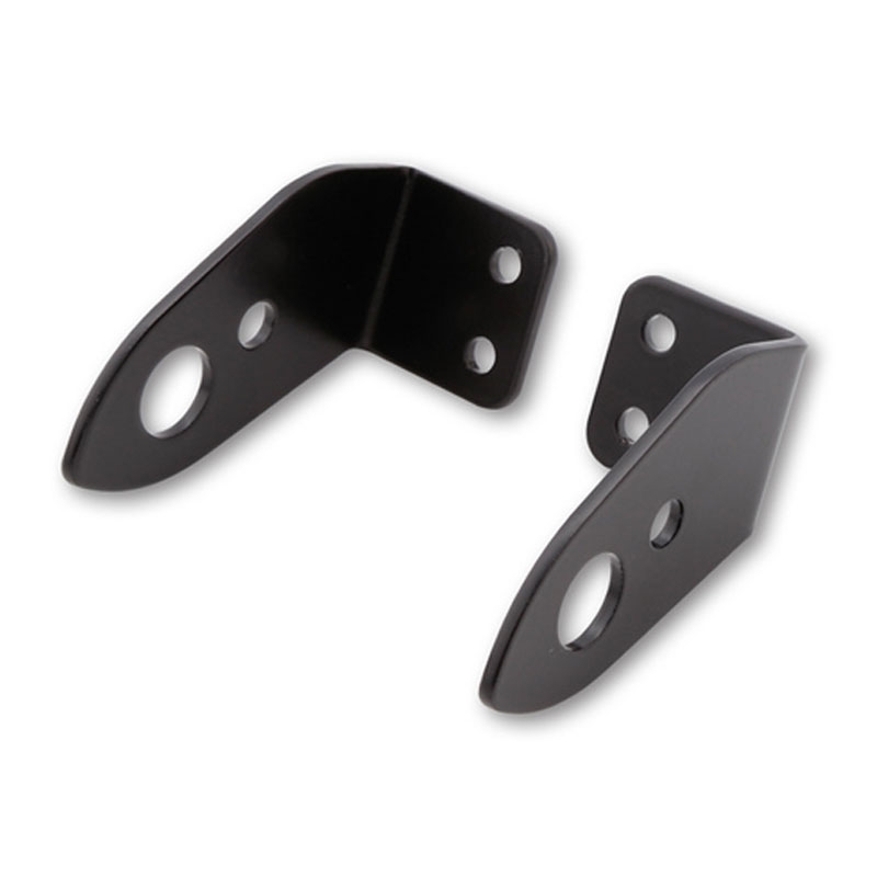 Soporte de intermitentes Highsider Pro original para matrícula de motocicleta Honda, color negro