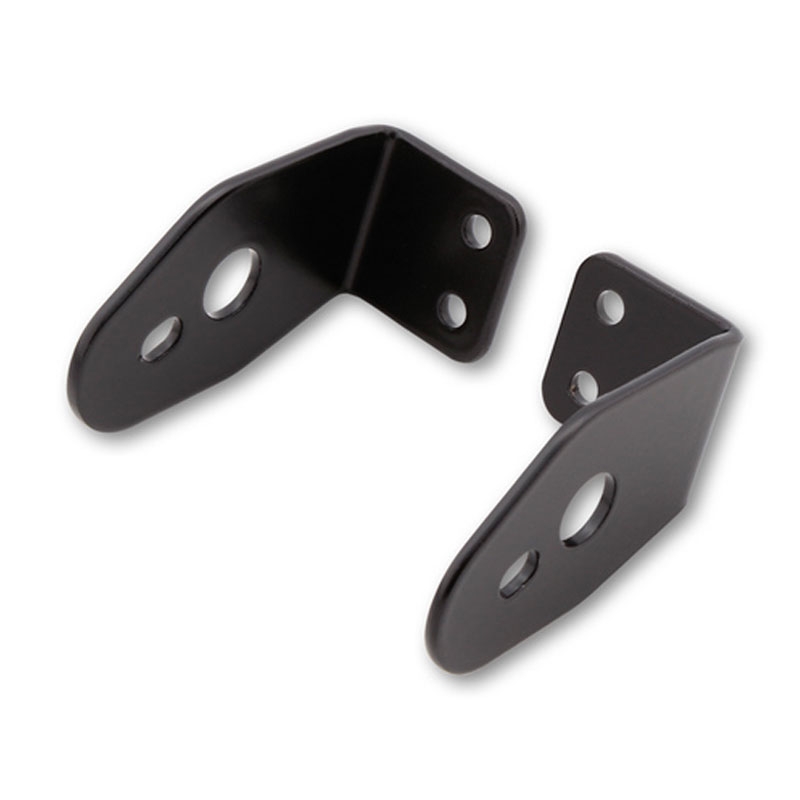 Soporte de intermitentes Highsider Pro original para matrícula de motocicleta KTM, negro