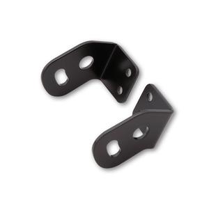 Soporte de intermitentes Highsider Pro original para matrícula de motocicleta Triumph 15, negro