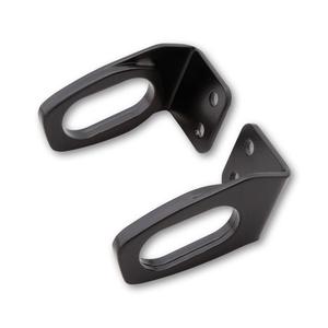 Soporte de intermitentes LED original Highsider Pro para matrícula de motocicleta Honda, color negro