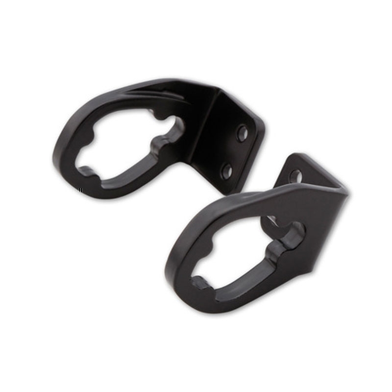 Soporte de intermitentes LED original Highsider Pro para matrícula de moto Ducati, color negro