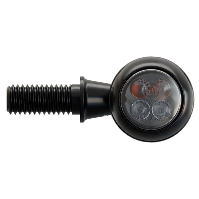 Intermitentes para motocicleta Highsider Smart Circula-S LED 3 en 1 negro