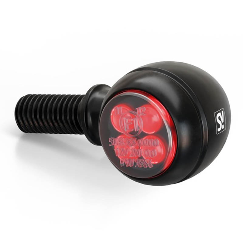 Intermitentes para motocicleta Highsider Smart Circula-S LED 3 en 1 negro