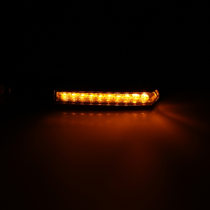 Intermitentes para motocicleta Highsider Smart Run-TS LED negro