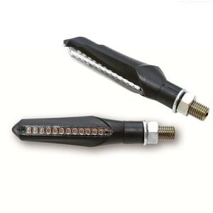 Intermitentes LED para motocicleta Highsider Smart Run negros