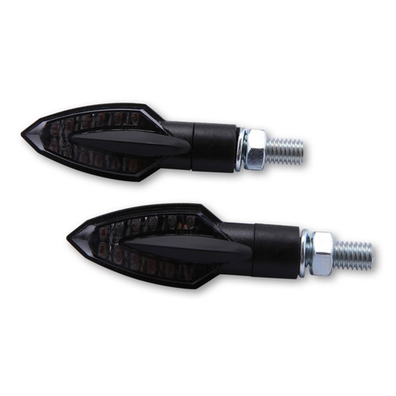 Intermitentes para motocicleta Highsider Smart Vinci LED negro