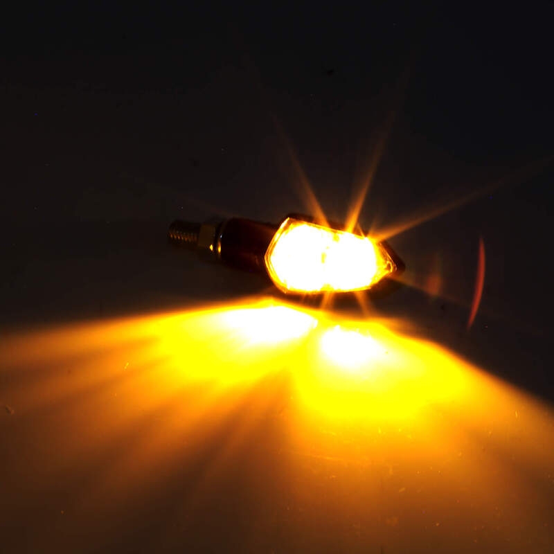 Intermitentes para motocicleta Highsider Smart Nova LED negro
