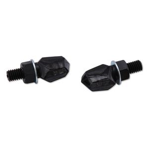 Intermitentes LED Highsider Smart Tiny para motocicleta, color negro
