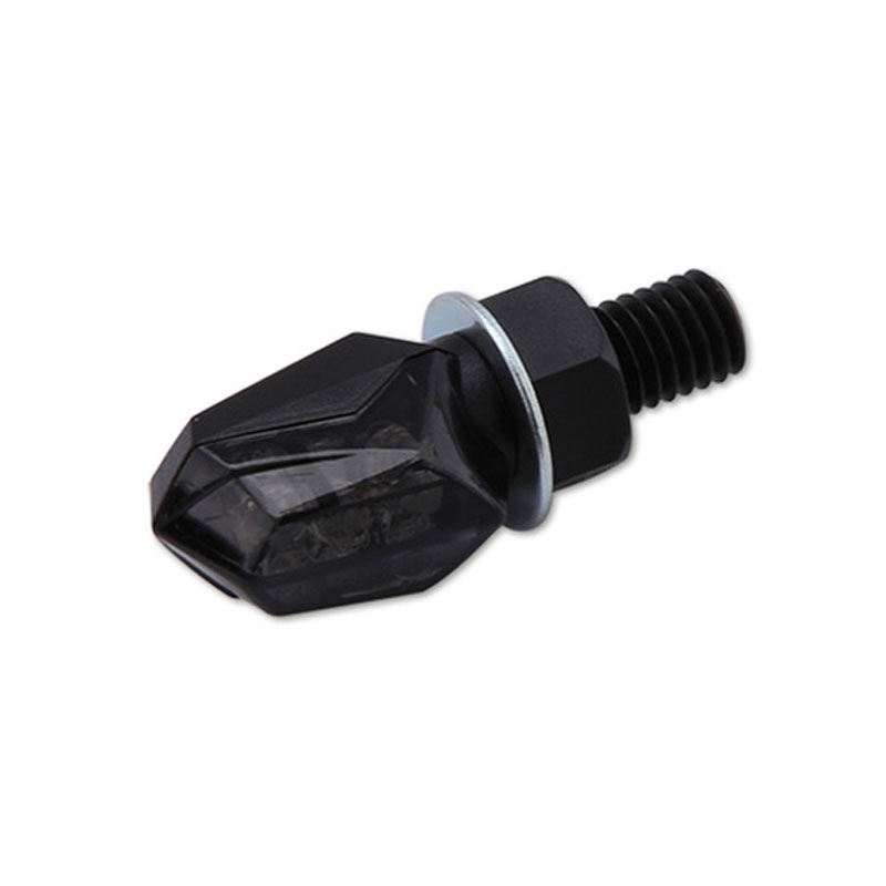 Intermitentes LED Highsider Smart Tiny para motocicleta, color negro