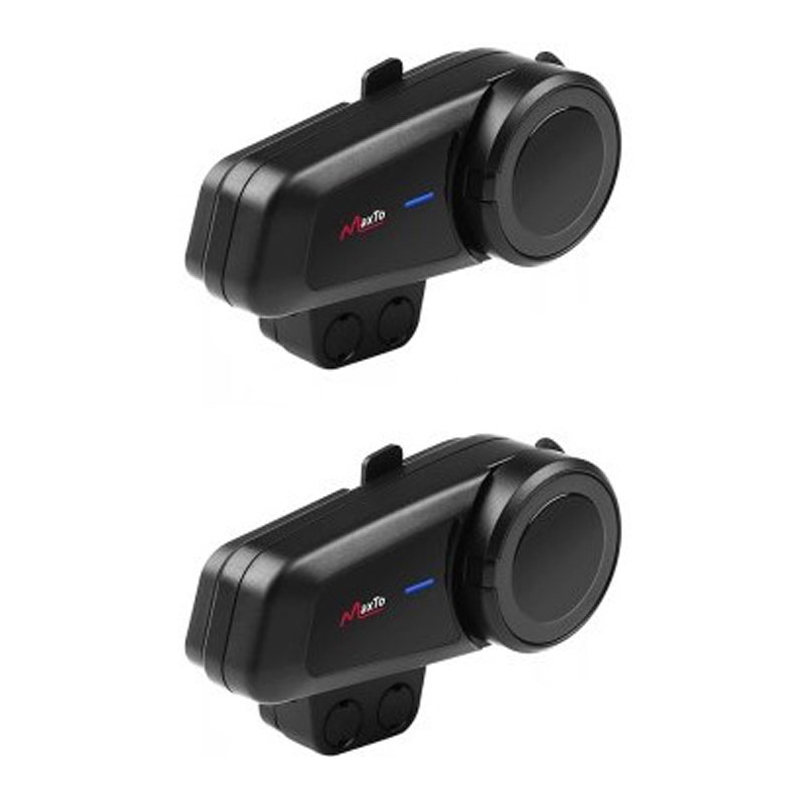 Conjunto de 2 intercomunicadores Bluetooth MaxTo M2