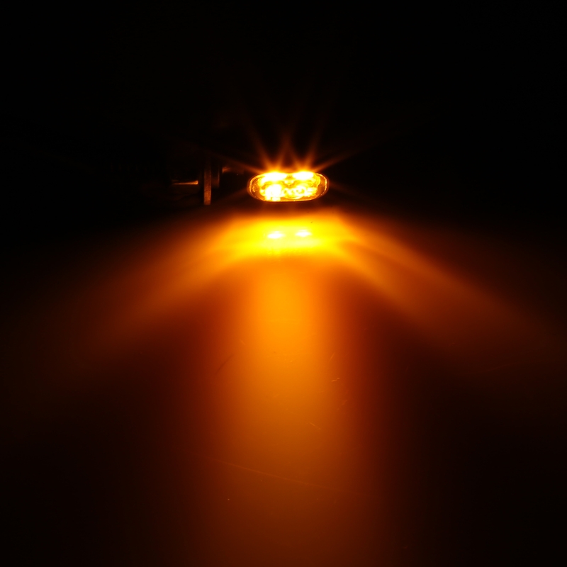 Intermitentes para motocicleta Highsider Smart Vision-TS LED negro