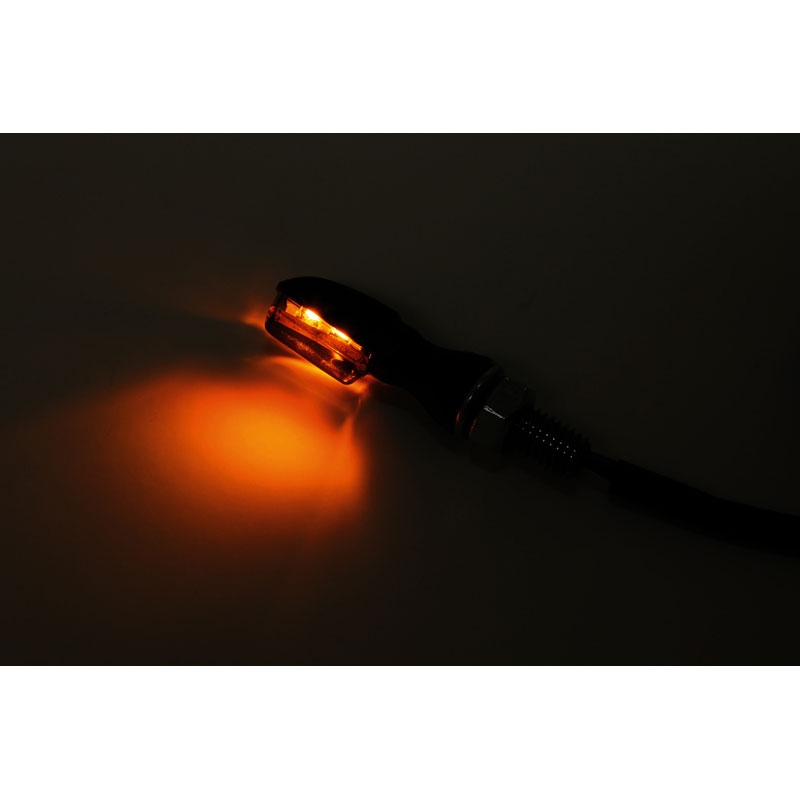 Intermitentes para moto Highsider Smart SPARK LED negros con cristal ahumado