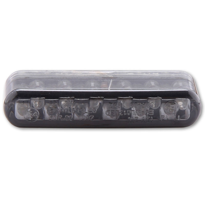 Intermitentes para motocicleta Highsider Smart Shorty LED gris humo