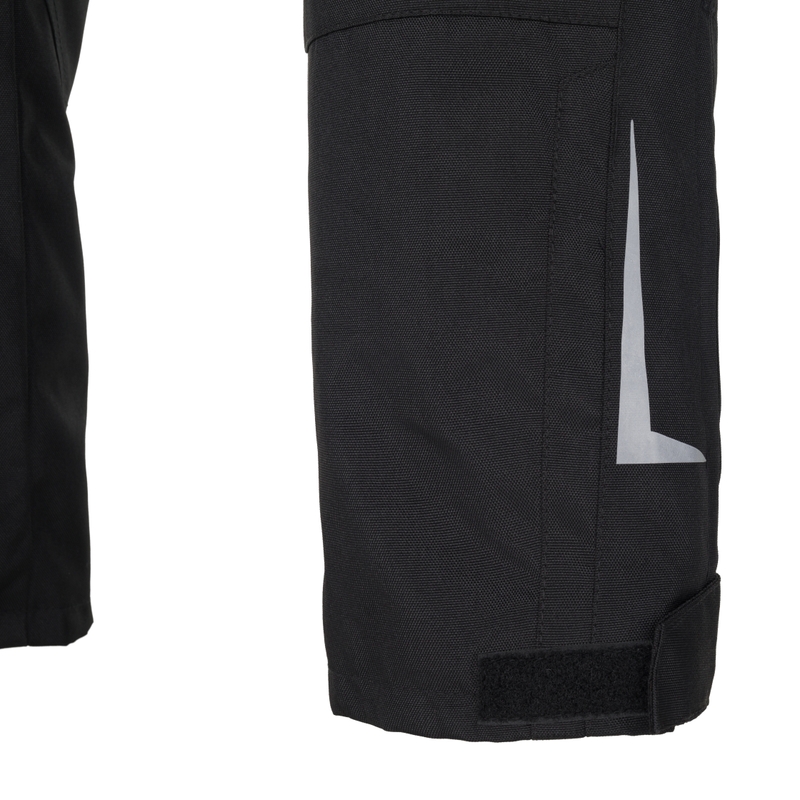 Pantalones cortos de moto RSA EXO 2 para mujer, color negro y amarillo fluorescente