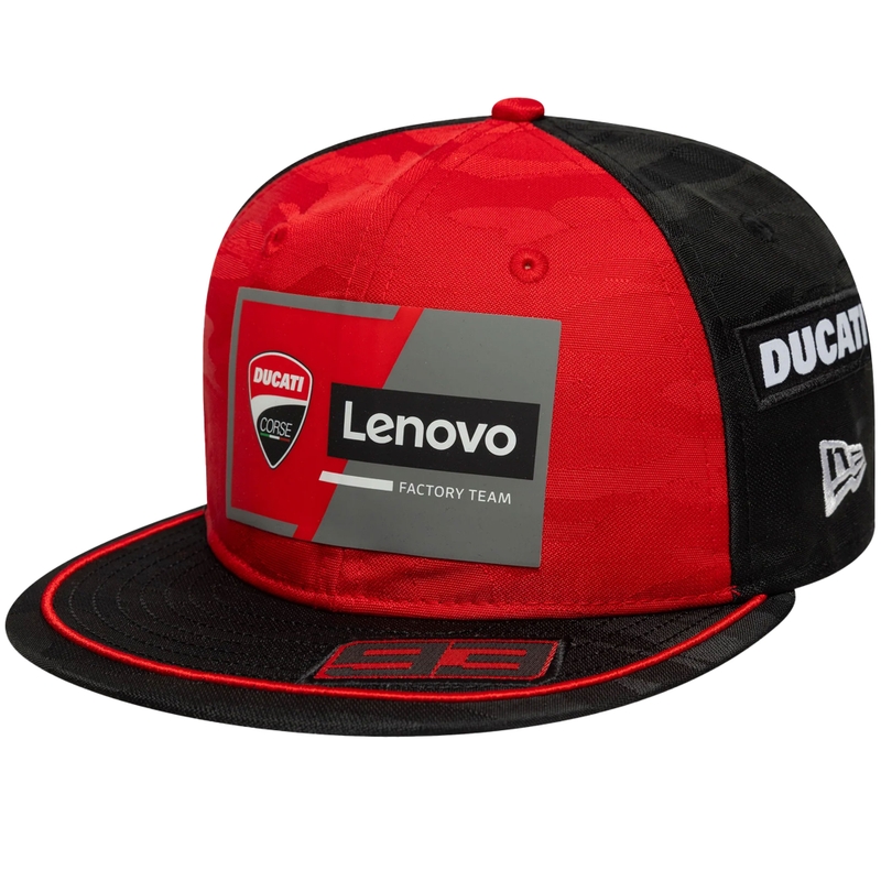 Gorra REP MM 9FIFTY RC VISERA PLANA DUCATI negra