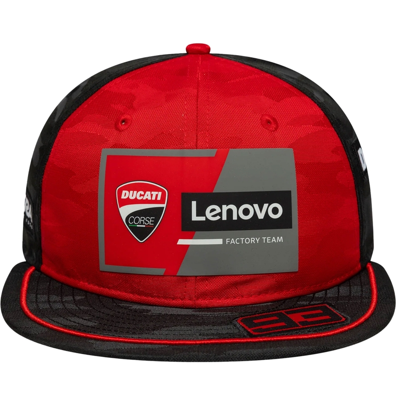 Gorra REP MM 9FIFTY RC VISERA PLANA DUCATI negra
