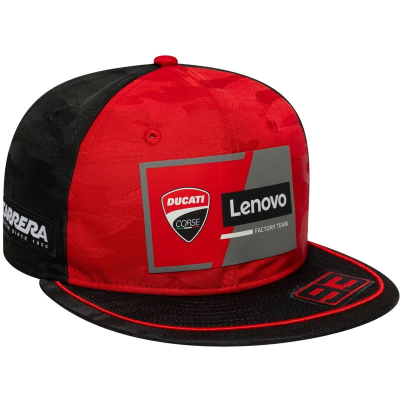 Gorra REP MM 9FIFTY RC VISERA PLANA DUCATI negra