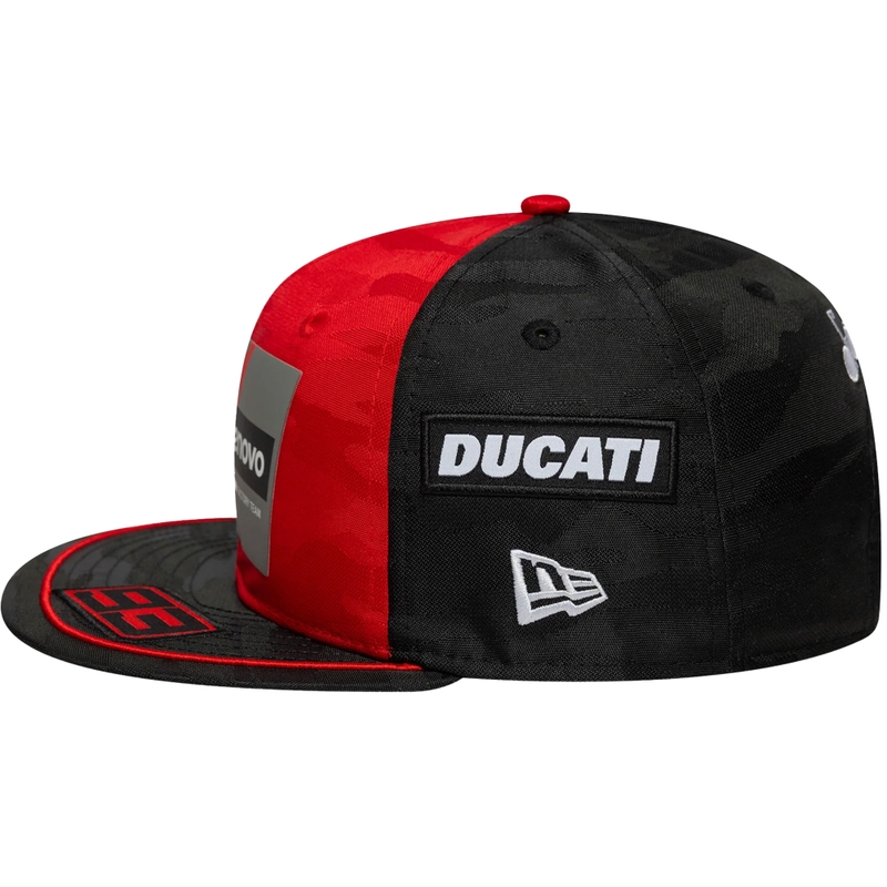 Gorra REP MM 9FIFTY RC VISERA PLANA DUCATI negra