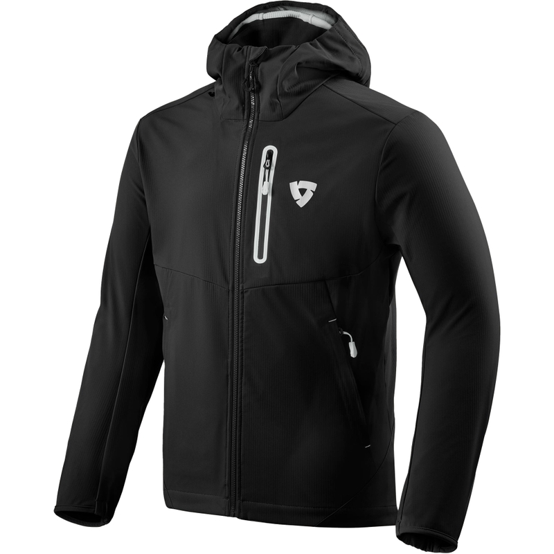 Chaqueta softshell negra Jerry de Revit
