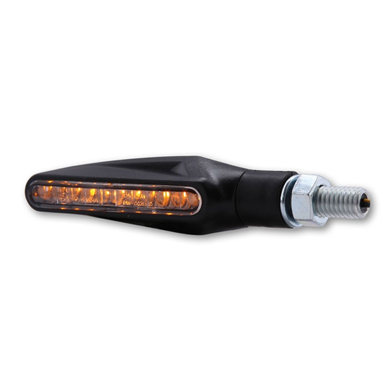 Intermitentes LED para motocicleta Highsider Smart Stix negros