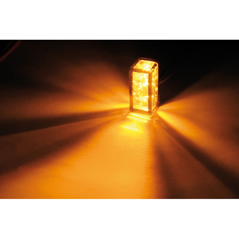 Intermitentes para motocicleta Highsider Smart Cube-V LED negro