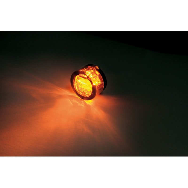 Intermitentes LED Highsider Smart Micro Pin para motocicleta, color negro