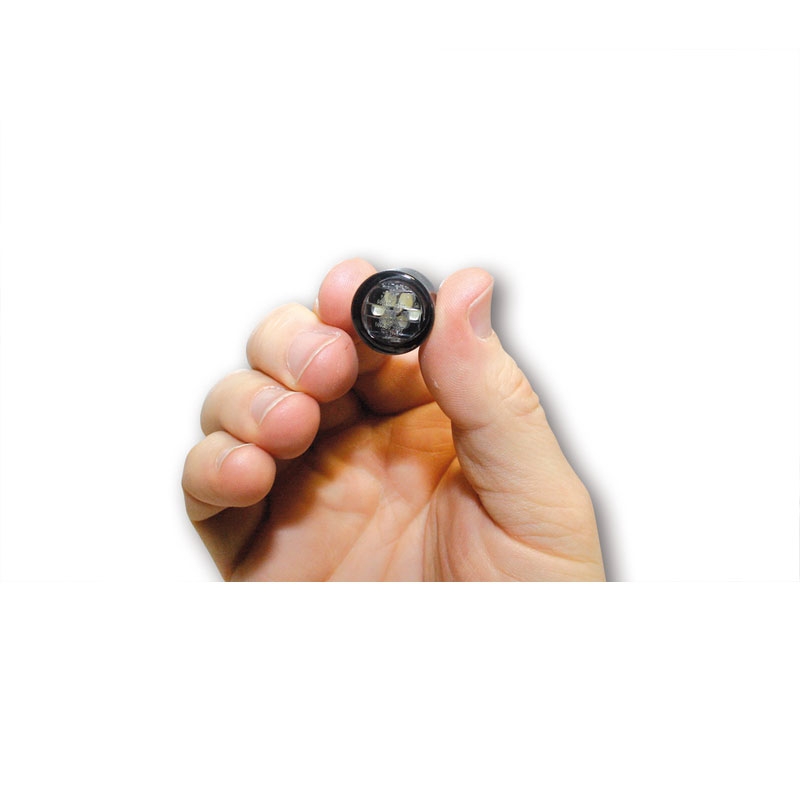 Intermitentes LED Highsider Smart Micro Pin para motocicleta, color negro