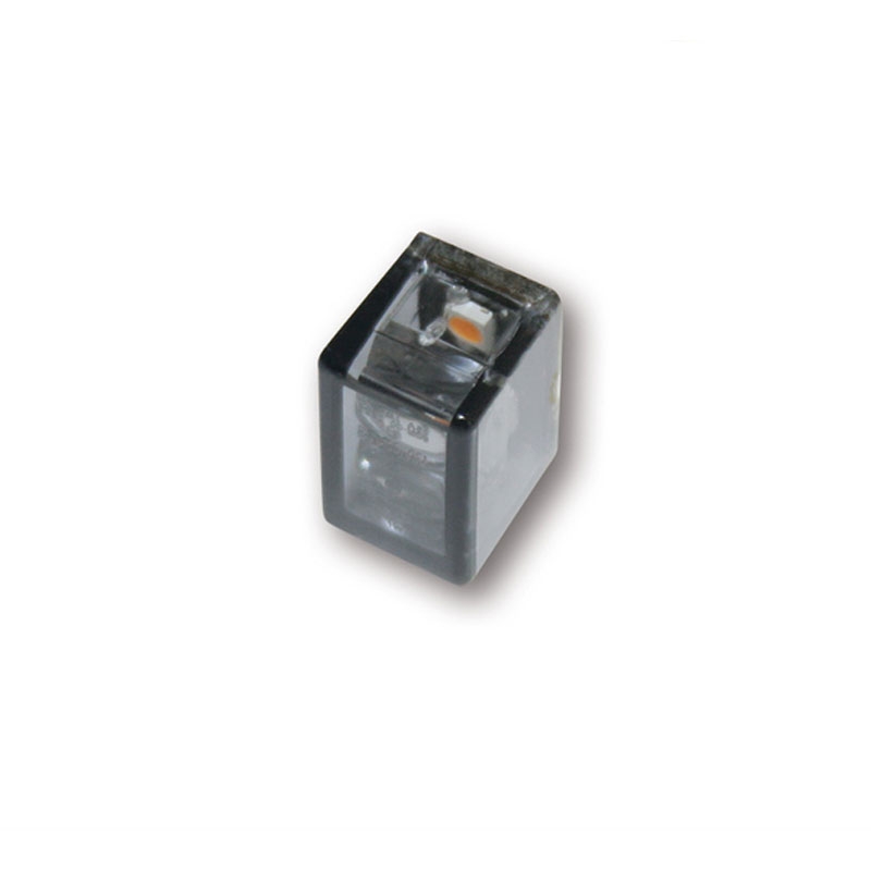 Intermitentes para motocicleta Highsider Smart Micro Cube-V LED gris humo