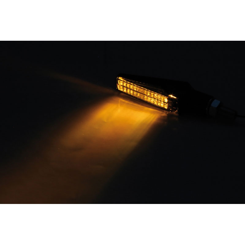 Intermitentes para motocicleta Highsider Smart Fineline LED negro