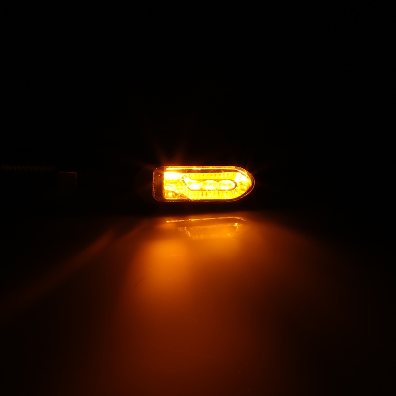 Intermitentes para motocicleta Highsider Smart Namiko-TS LED negro