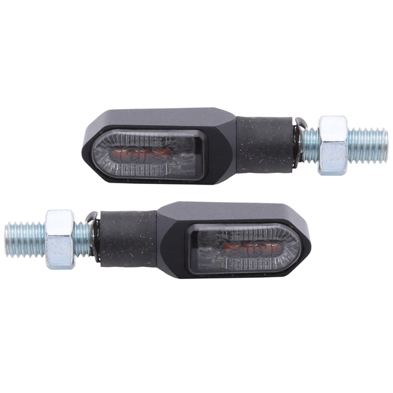Intermitentes para motocicleta Highsider Smart Namiko-TS LED 2 en 1 negros