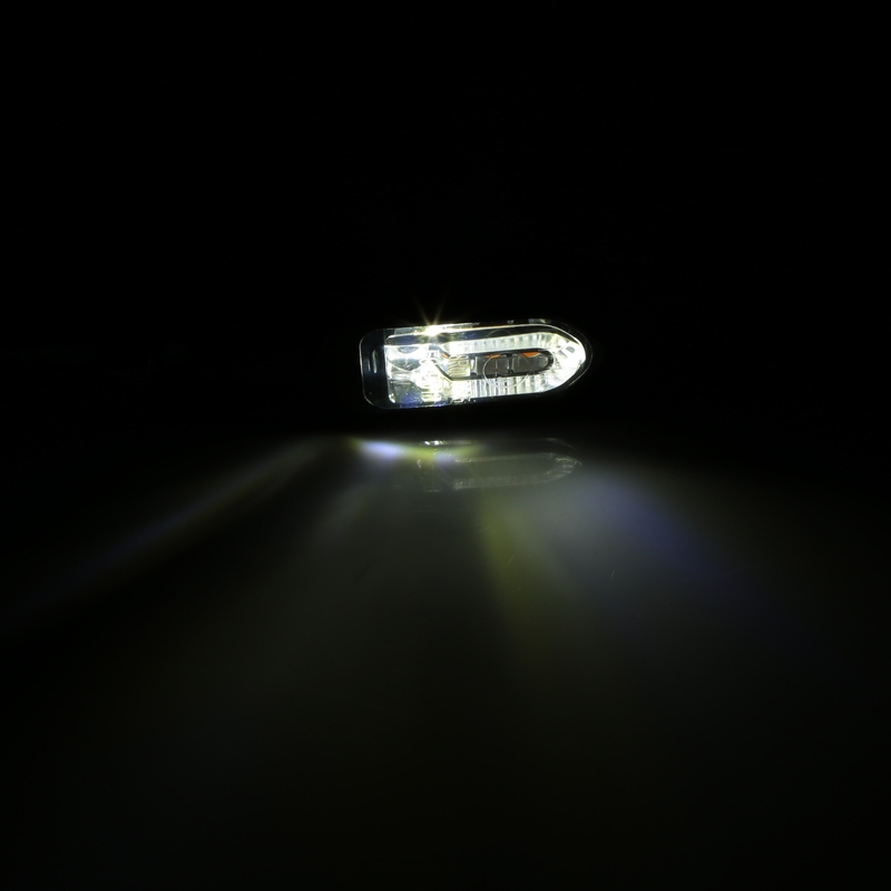 Intermitentes para motocicleta Highsider Smart Namiko-TS LED 2 en 1 negros