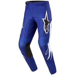 Pantalones de motocross Alpinestars Fluid Lucent azul-blanco-negro