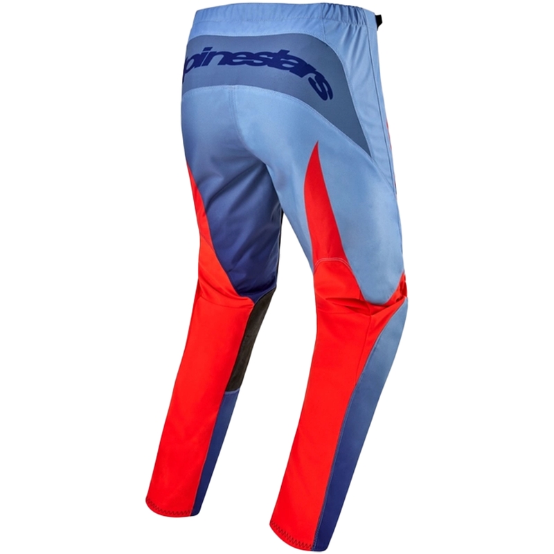 Pantalones de motocross Alpinestars Fluid Lucent azul-azul claro-naranja