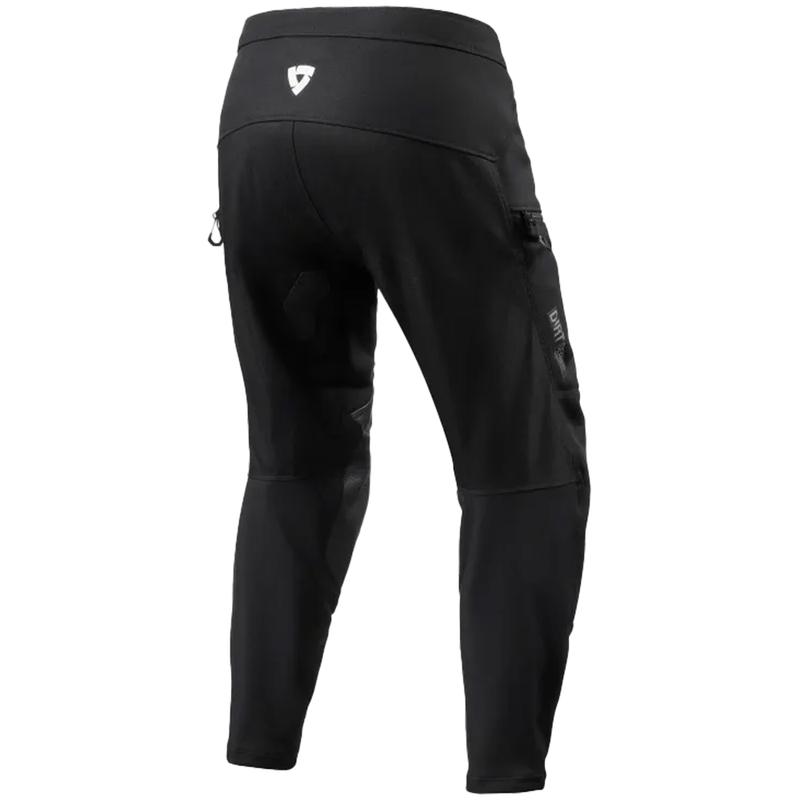 Revit Surface Pantalón de moto recortado negro