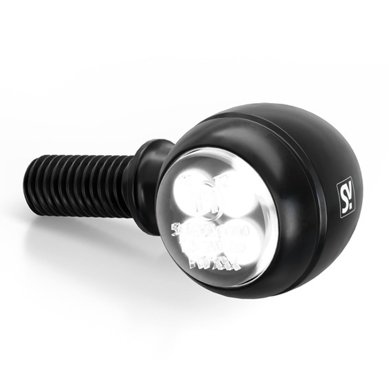 Intermitentes para moto Highsider Smart Circula-S LED 2 en 1 negro
