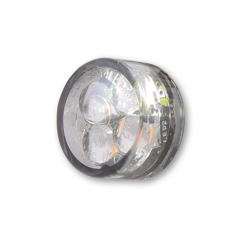 Intermitentes para motocicleta Highsider Smart Module Sixteen LED 2 en 1 gris humo
