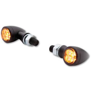 Intermitentes para motocicleta Highsider Smart Sixteen Bullet LED gris humo