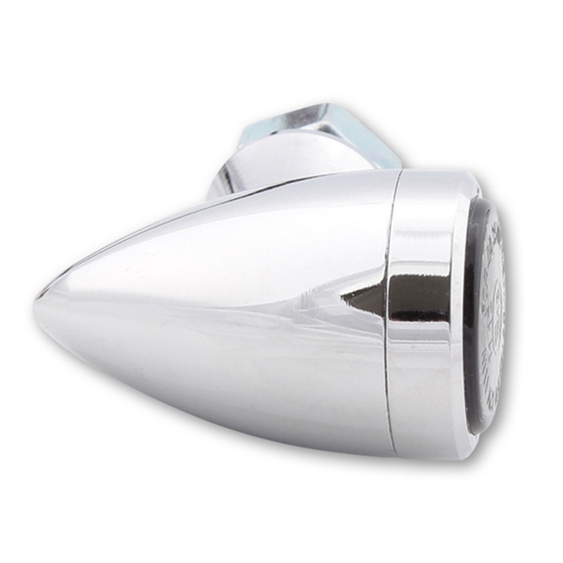 Intermitentes para motocicleta Highsider Smart Sixteen Bullet LED cromados