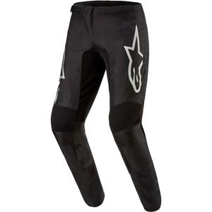 Pantalones de motocross Alpinestars Fluid Graphite negro-plata