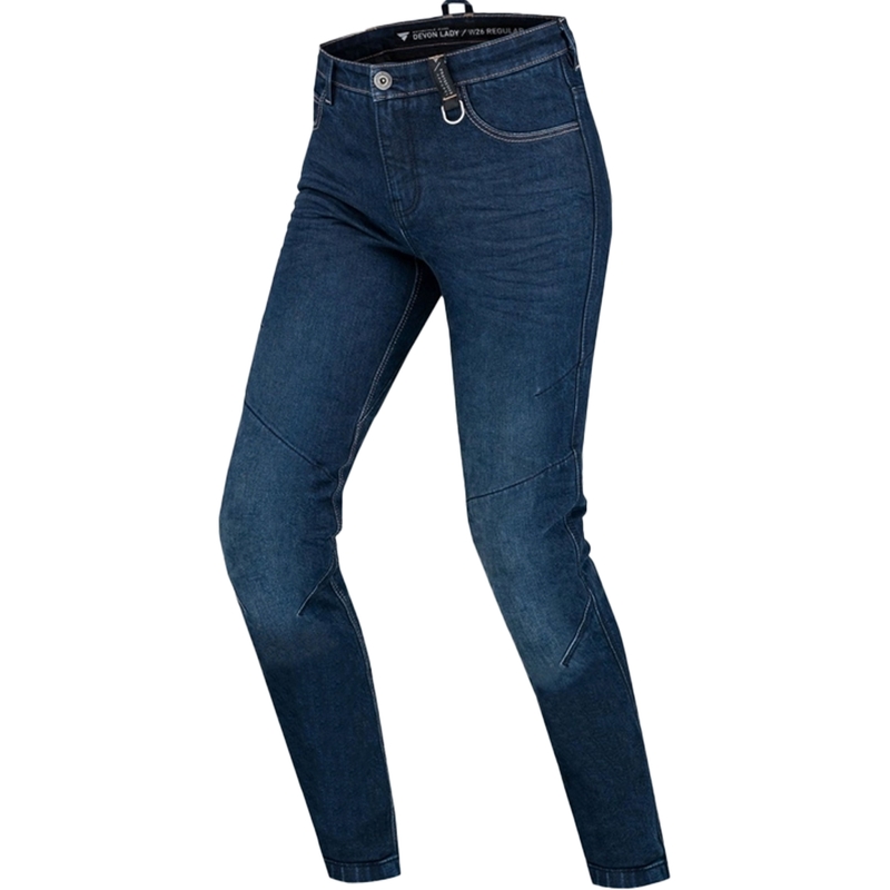 Vaqueros de moto Shima Devon azul oscuro para mujer