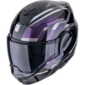 Casco de moto plegable Scorpion EXO-TECH EVO FURIO negro camaleón