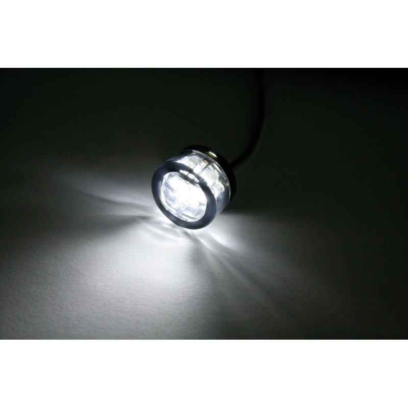 Luz de estacionamiento LED Highsider Smart Micro Pin, gris humo