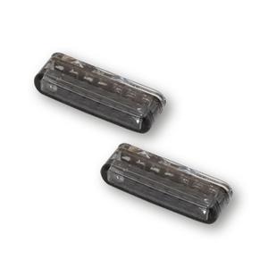 Intermitentes para motocicleta Highsider Smart Shorty LED 3 en 1 negros