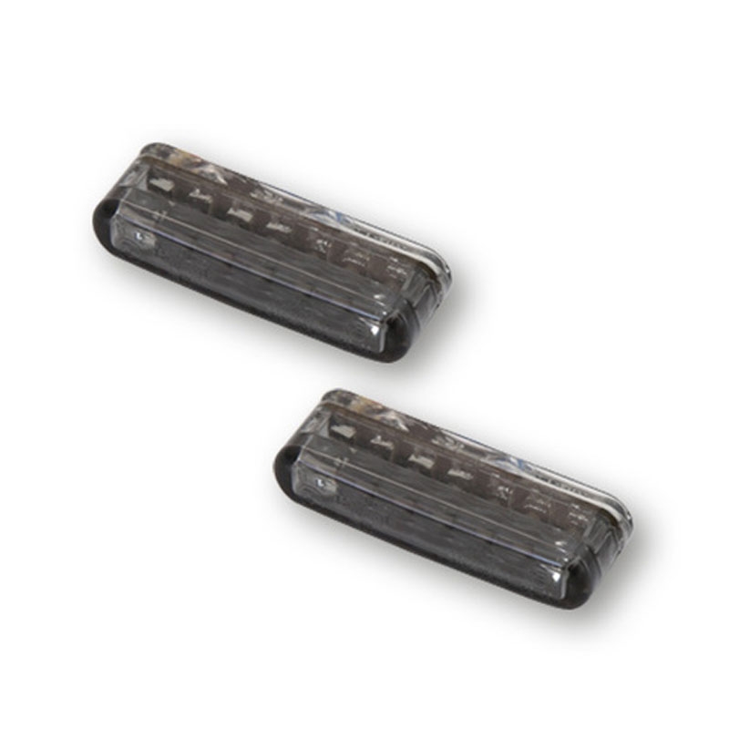Intermitentes para motocicleta Highsider Smart Shorty LED 3 en 1 negros