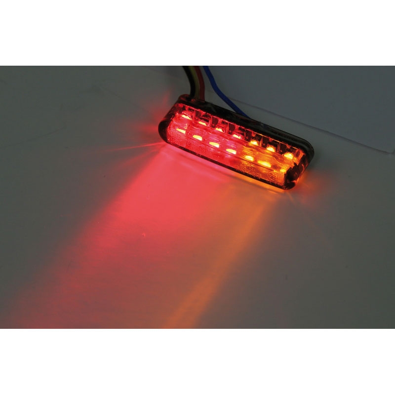 Intermitentes para motocicleta Highsider Smart Shorty LED 3 en 1 negros