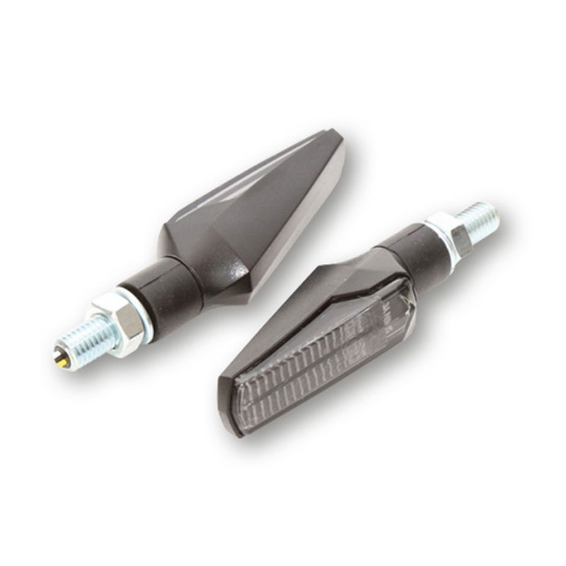 Intermitentes para motocicleta Highsider Smart Fineline LED 3 en 1 negros