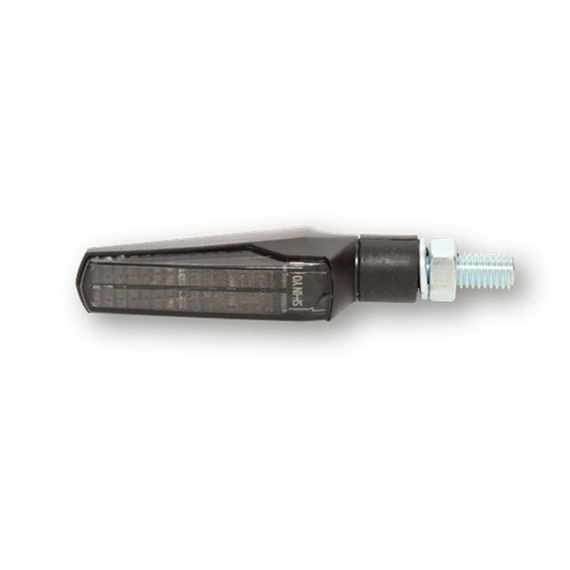 Intermitentes para motocicleta Highsider Smart Fineline LED 3 en 1 negros